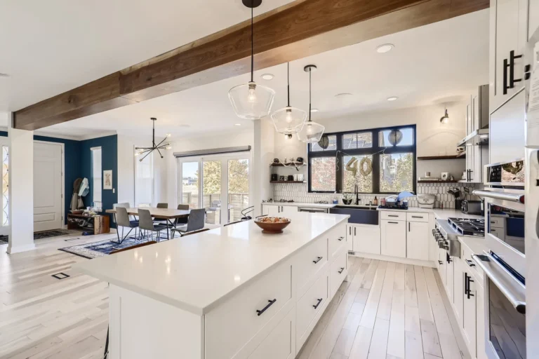 Open-concept kitchen renovation NYC