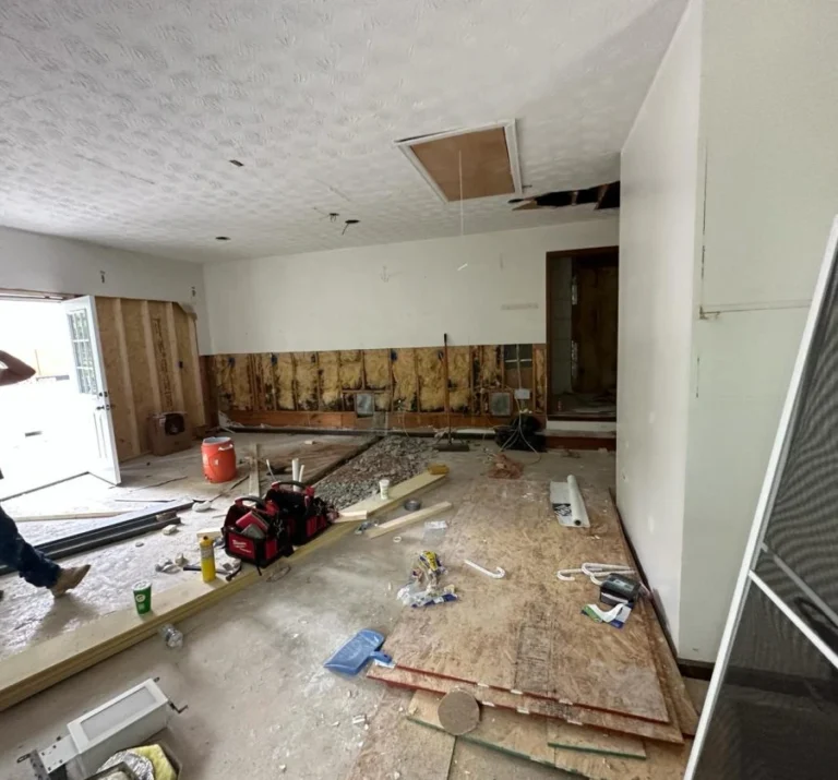 Interior renovation